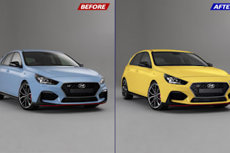 do retouching and editing your car or any automotive photos