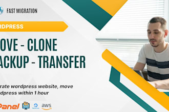 migrate wordpress website, fast wordpress migration