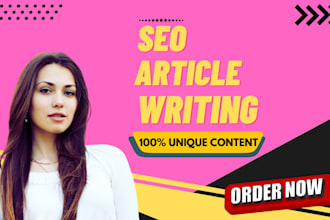 do SEO optimized articles for ranking