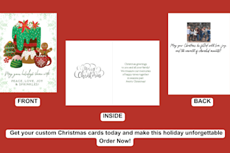 design merry christmas card greeting card
