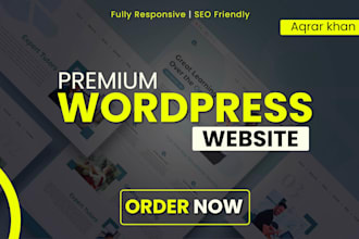 build a professional and dynamic wordpress website design