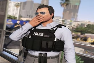 make custom unique fivem peds, stylish clothing, fivem powerful weapons