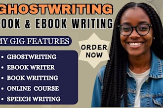 do top rated book and ebook ghostwriting, create bestselling fiction nonfiction