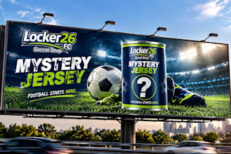 design product banner ads, roll up banner, real estate billboard,