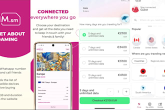 build esim app, mobile data app, virtual phone number app, esim website