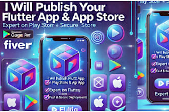 upload publish flutter IOS android app to playstore or appstore