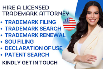 be your us trademark attorney for trademark filing trademark renewal sou filing