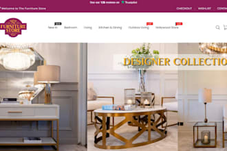 design furniture shopify store furniture website home decor store interior desig