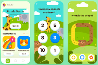 develop kid learning game language learning game or app ai learning game kid app