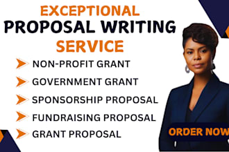 do non profit government grant sponsorship fundraising proposal letter