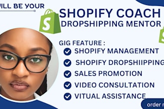 be your shopify marketing coach, mentor ecommerce store to boost shopify sales