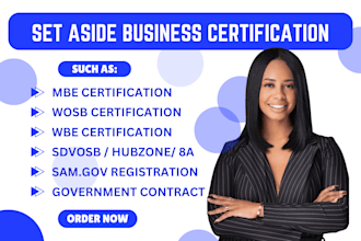do mbe certification wosb sdvosb 8a wbe samgov, get cage code uei, and llc