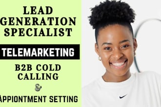 do telemarketing, b2b cold calling and appointment setting