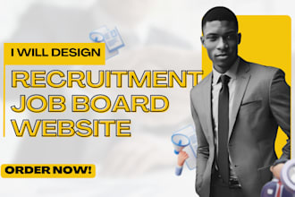 design recruitment website job board website staffing website agency website