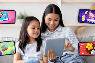 develop educational app, learning app, kid learning app, kids game, school app