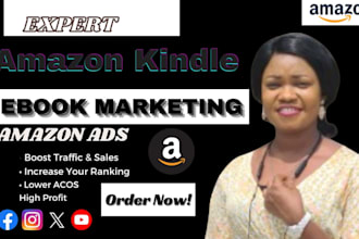design amazon kindle book promotion, profitable ebook marketing for daily sales