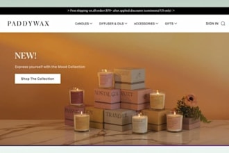design candle website shopify store candle shopify store   scented candle store
