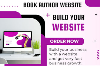 design author website, children book website ebook landing page one page website