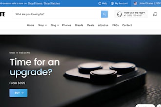 design shopify electronic website shopify gadget store and home appliances store