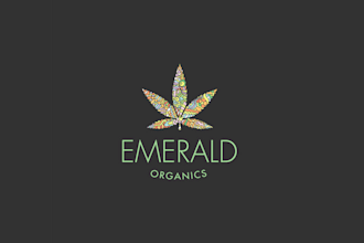 design luxury cannabis wellness brand logo