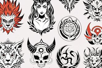 make old school or traditional tattoo design for you