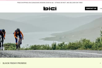 build highly converting bicycle shopify store website ecommerce store dropshippi
