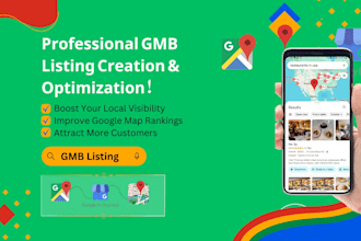 create google my business or optimize gmb listing for top local map search