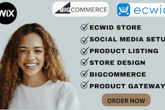 design your ecwid store bigcommerce woocommerce weebly website shopify printful