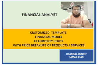 build customized excel financial model template