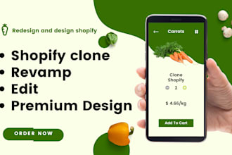 shopify clone, revamp, edit, premium shopify store design