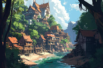 create an awesome environment concept art