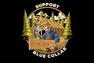design high quality contractor logo with satisfaction guaranteed