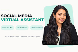 be your social media virtual assistant for scheduling and engagement
