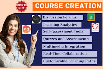 setup course creation google classroom canvas lms blackboard learn easygenerator