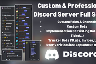 setup best custom discord server