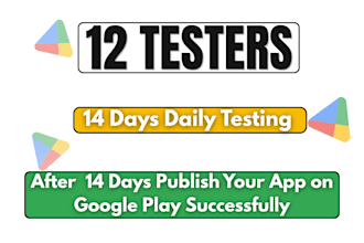do 12 app tester for google play for android app
