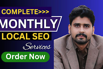 do complete monthly local seo service for google ranking