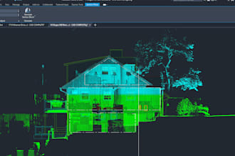 convert point cloud to 2d drawings in autocad