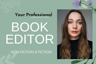 do copy editing, line editing and proofreading