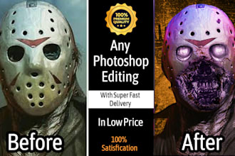 photoshop editing, photo manipulation, and any image editing or retouching