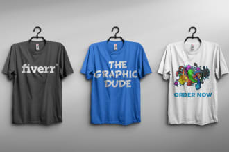 put your logo,text,name or graphic on a realistic t shirt