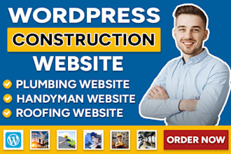 design construction, roofing, real estate , plumbing, remodeling website