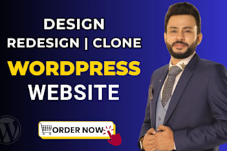 design responsive wordpress website or website redesign