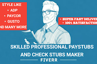 do paystub, checkstub, and w2 for apt car in 1hour