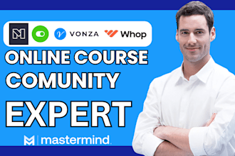 setup bettermode discourse mastermind mighty network community whop landing page