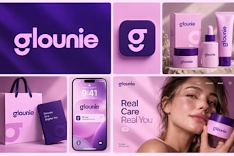 design professional logo, branding kit and brand identity