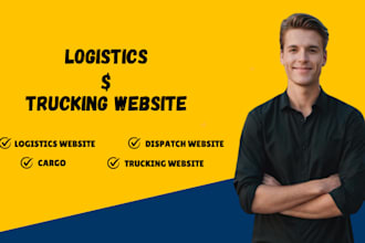 create logistics website, dispatch, trucking, cargo and freight broker website