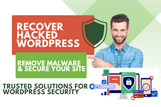 recover hacked wordpress website, remove malware, and harden wordpress security