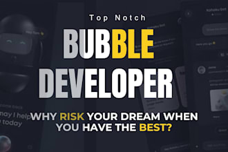 bubble io developer bubble marketplace bubble mvp bubble crm saas open ai