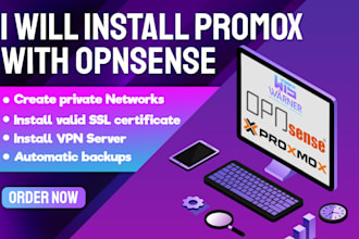 install proxmox with opnsense